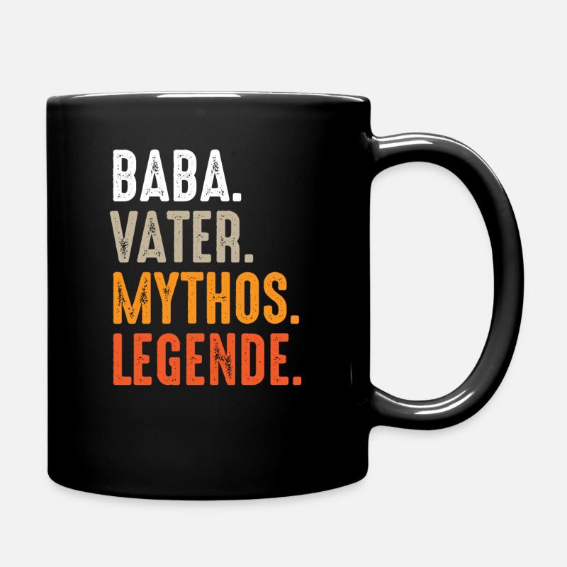 Baba Papa Türkei Vatertag bester Papa Geschenk - Tasse einfarbig - Schwarz