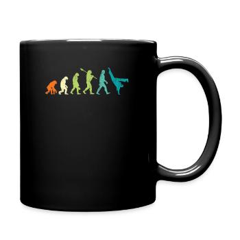 Capoeira - Tasse einfarbig - Schwarz - Rechts