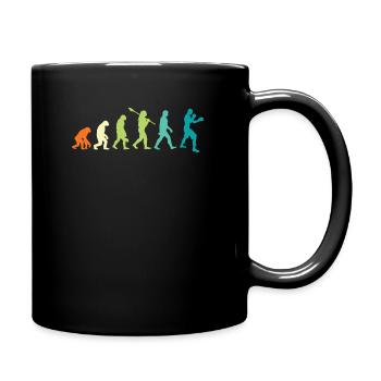 Boxen Boxer Retro Evolution - Tasse einfarbig - Schwarz - Rechts