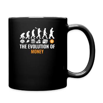Bitcoin Evolution Crypto Millionaire Cryptocurrenc - Tasse einfarbig - Schwarz - Rechts