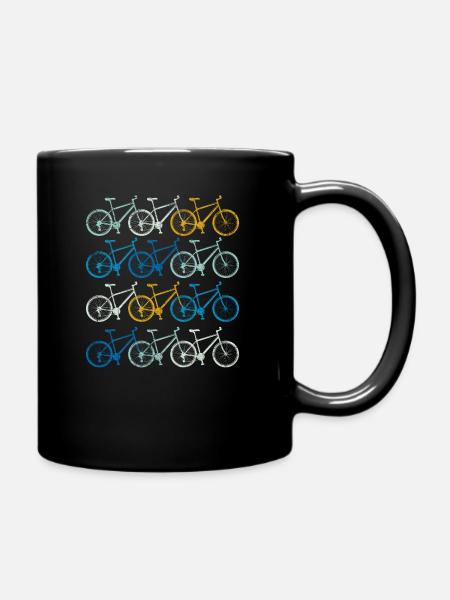 Fahrrad Radsport Geschenk - Tasse einfarbig - Schwarz
