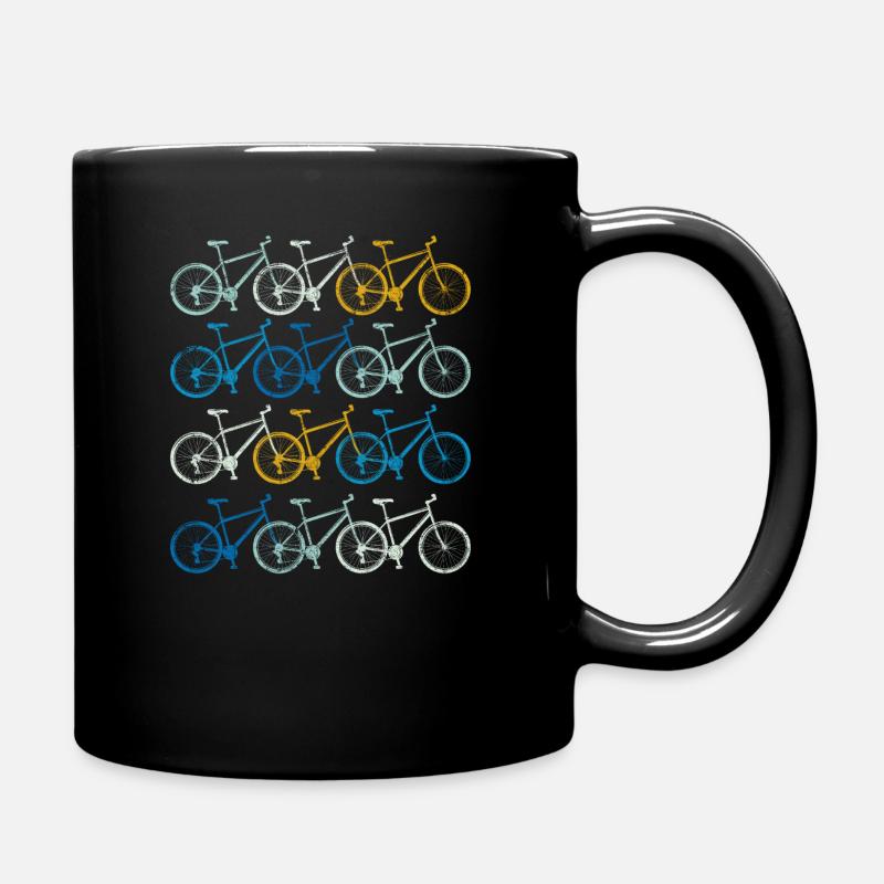 Fahrrad Radsport Geschenk - Tasse einfarbig - Schwarz