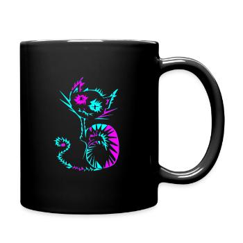 Dream with me! - Tasse einfarbig - Schwarz - Rechts