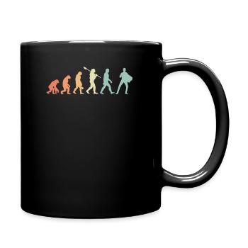 Akkordeon Retro Evolution - Tasse einfarbig - Schwarz - Rechts