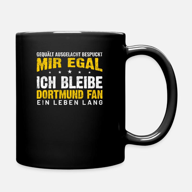 Dortmund Fan - Tasse einfarbig - Schwarz