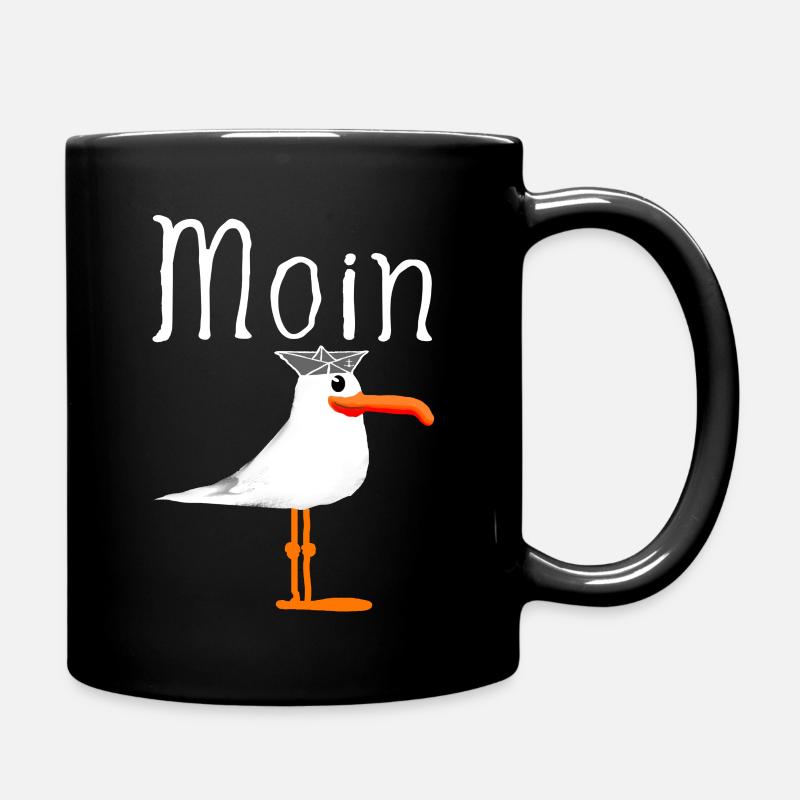 moin - Tasse einfarbig - Schwarz