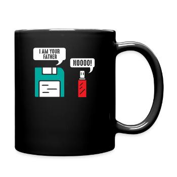 Informatiker Nerd Geek - Tasse einfarbig - Schwarz - Rechts