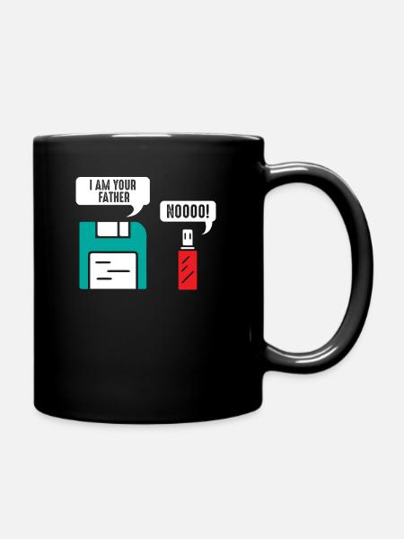Informatiker Nerd Geek - Tasse einfarbig - Schwarz