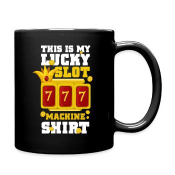 Casino Casino Play Video Games - Full Colour Mug - black - Right