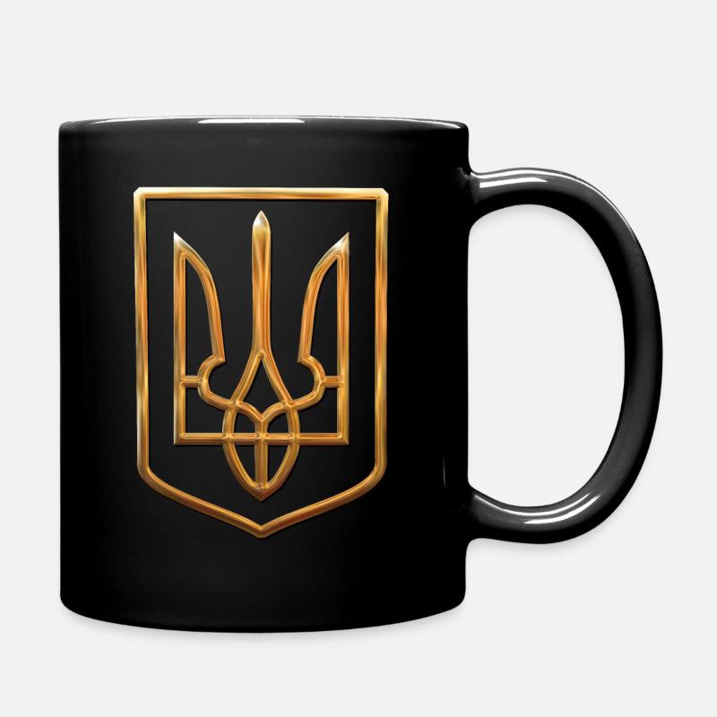 Emblème de l’Ukraine - Mug uni - noir