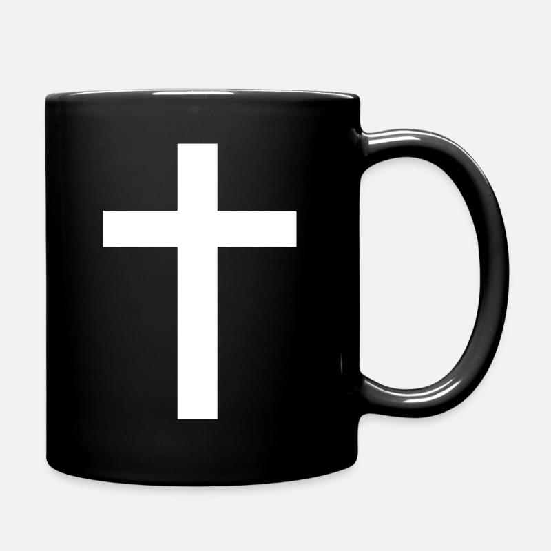 Crucifix Croix Jésus-Christ - Mug uni - noir