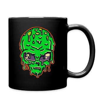 Alien Melting Trippy - Full Colour Mug - black - Right