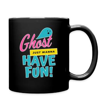 Happy Halloween Ghost Witches Have Fun! - Tasse einfarbig - Schwarz - Rechts