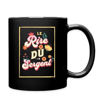 Le Rire du Sergent C - Mug uni - noir - Droite