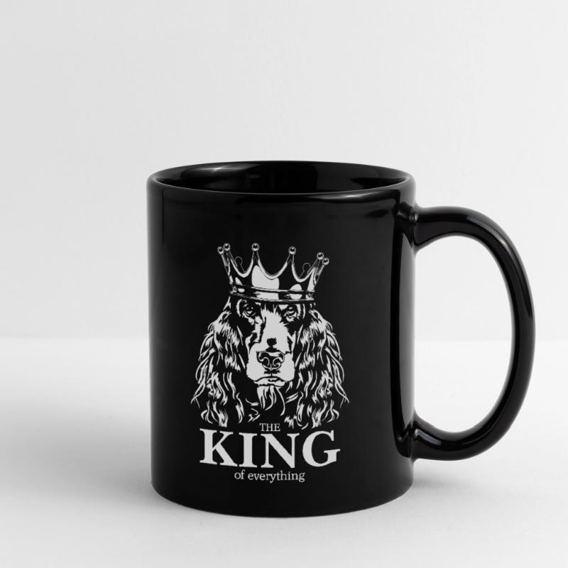 COCKER SPANIEL King Hundespruch Hunde Wilsigns Tasse einfarbig