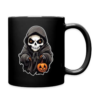 Halloween Design gruselig für die nächste Party - Tasse einfarbig - Schwarz - Rechts