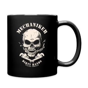 Mechaniker - Tasse einfarbig - Schwarz - Rechts