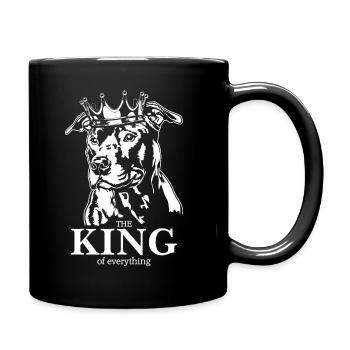 American Staffordshire Terrier Roi de tout - Mug uni - noir - Droite