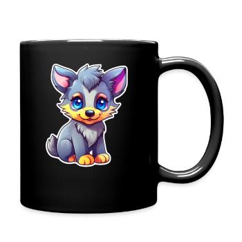 Sweet Wolf - Full Colour Mug - black - Right