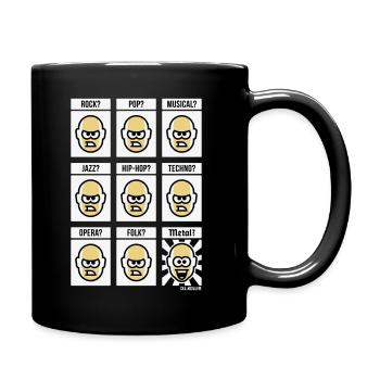 Nothing Beats Heavy Metal! (Hardrock / NEG / 3C) - Full Colour Mug - black - Right