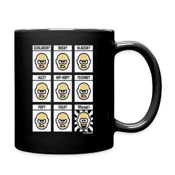 Nichts Geht Über Heavy Metal! (Hardrock NEG 3C) - Tasse einfarbig - Schwarz - Rechts