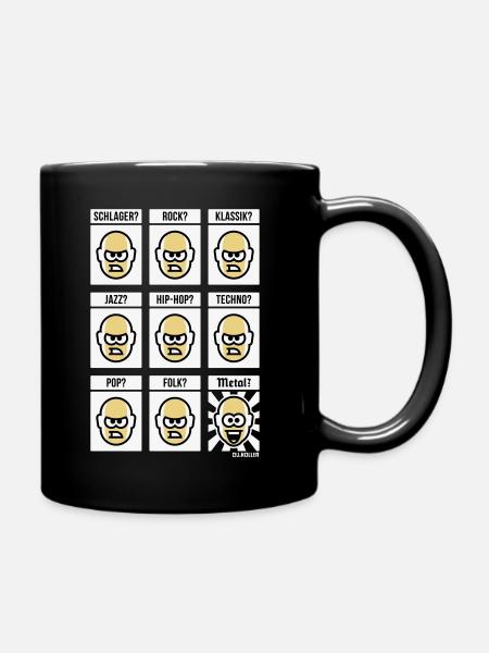 Nichts Geht Über Heavy Metal! (Hardrock NEG 3C) - Tasse einfarbig - Schwarz