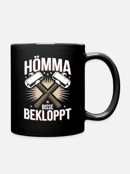 Nordrhein-Westfalen NRW Deutschland Ruhrpott - Tasse einfarbig - Schwarz