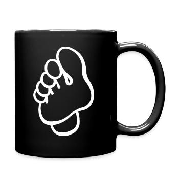 Foot - Foot Care - Podiatrist - Saying - Full Colour Mug - black - Right