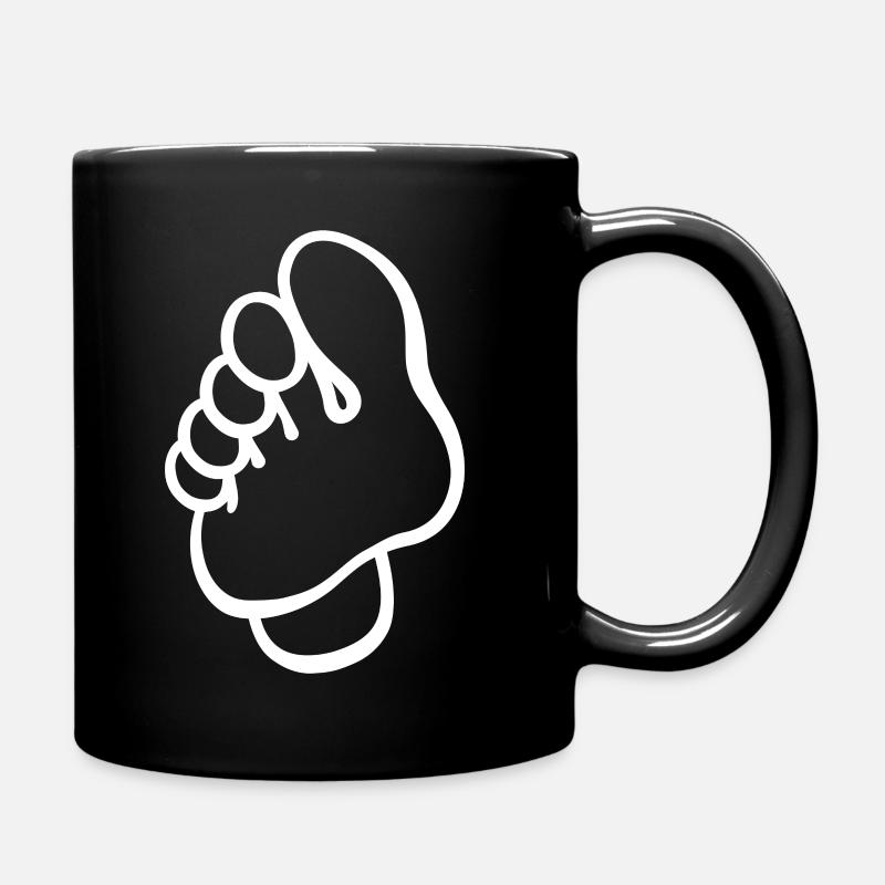 Fuß - Fußpflege - Podologin - Spruch - Tasse einfarbig - Schwarz