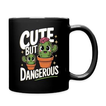 Cactus Cacti Desert Plant - Full Colour Mug - black - Right