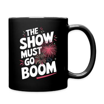 Pyrotechniker Feuerwerk Pyrotechnik - Tasse einfarbig - Schwarz - Rechts