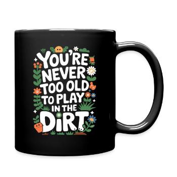 Gardener Garden Plants Gardening - Full Colour Mug - black - Right