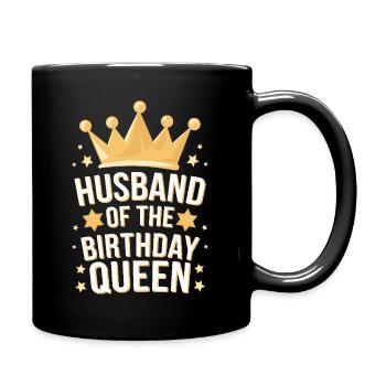 Ehemann Ehegatte Familie Hochzeit - Tasse einfarbig - Schwarz - Rechts