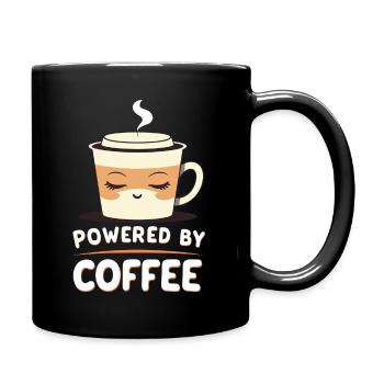 Powered by Coffee Design - Full Colour Mug - black - Right