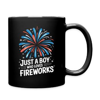 Pyrotechnie Feux d’artifice Pyrotechnie - Mug uni - noir - Droite