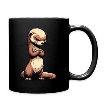 Ferrets Ferret keepers Ferret owners - Full Colour Mug - black - Right