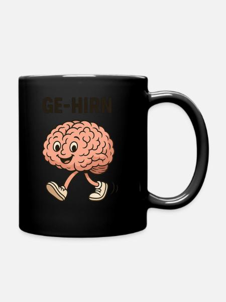 BRAIN - Full Colour Mug - black