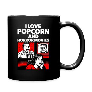 Popcorn & Horreur - Amour rétro - Mug uni - noir - Droite