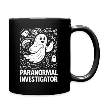 Conception fantôme d’enquêteur paranormal - Mug uni - noir - Droite