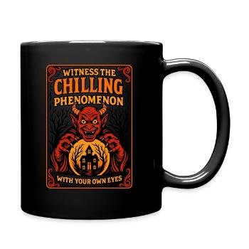Dämonen Horror Illustration - Tasse einfarbig - Schwarz - Rechts