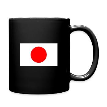 FLAGGE. JAPAN. JAPAN. ASIEN. ASIATISCH. SPORT - Tasse einfarbig - Schwarz - Rechts