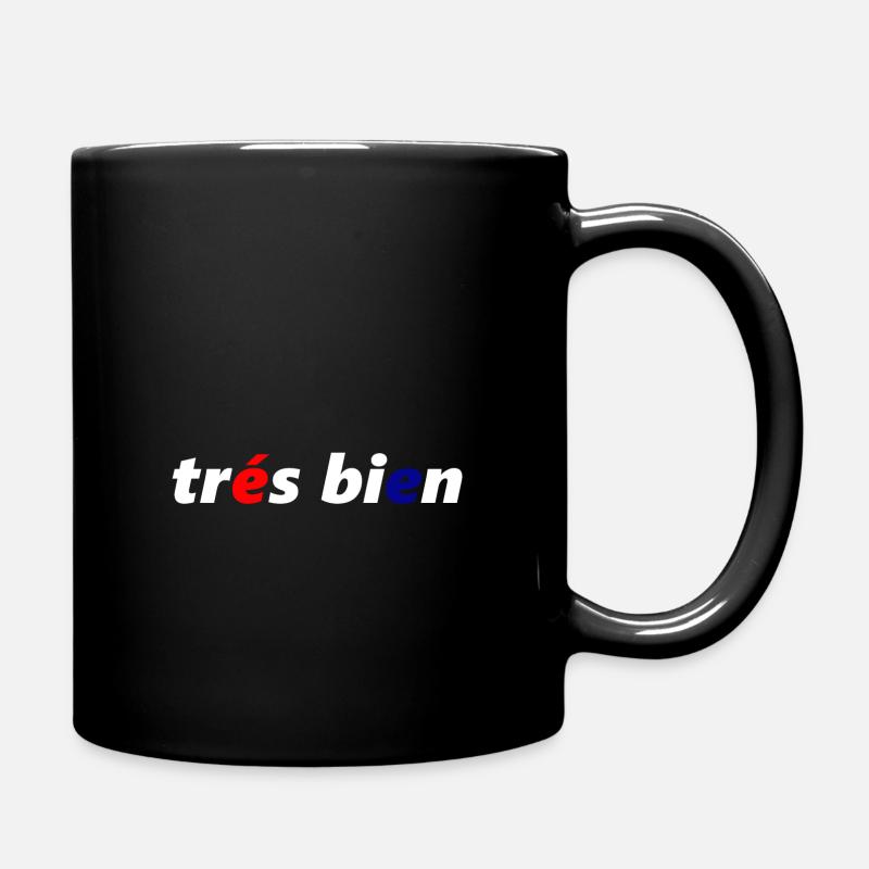 tres bien - Tasse einfarbig - Schwarz