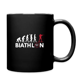 Evolution biatlon - Mug uni - noir - Droite