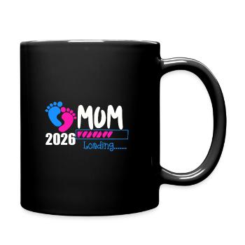 Mum 2026 Loading Footprint - Full Colour Mug - black - Right