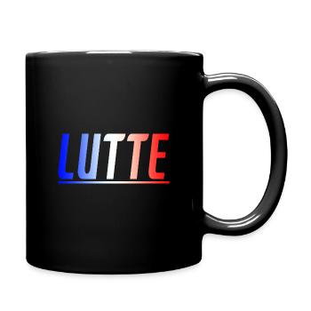 LUTTE LUTTEUR LUTTEUSE CADEAU SPORT FRANCE - Mug uni - noir - Droite