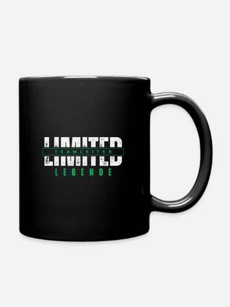 Limited Teamleiter Legende. - Tasse einfarbig - Schwarz