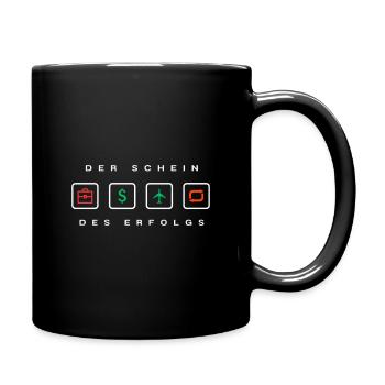 My Life in Signs, Symbols, Working & Traveling - Full Colour Mug - black - Right