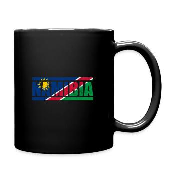 Namibia - Tasse einfarbig - Schwarz - Rechts