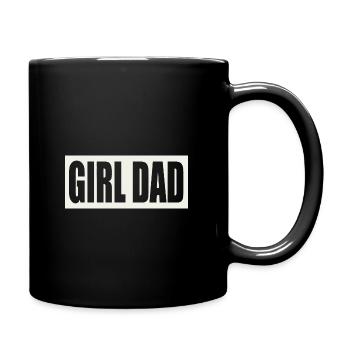 FILLE PAPA - Mug uni - noir - Droite