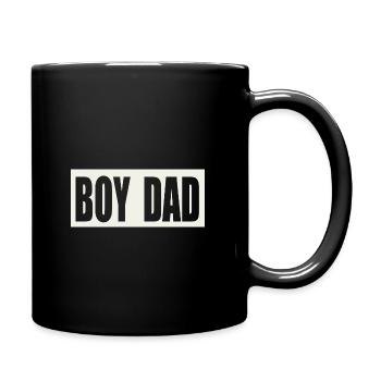 BOY DAD - Tasse einfarbig - Schwarz - Rechts